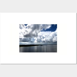 Lowcountry Clouds over Charleston Harbor Posters and Art